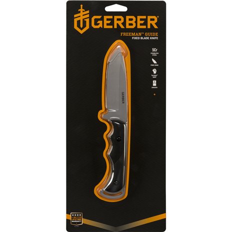 Gerber Freeman Guide Fixed Black Outdoor Knife