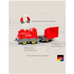 BIG Power Worker Mini Train with Wagon