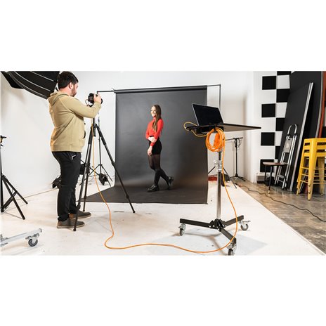 Tether Tools USB-C to Micro-B- Cable-System 9,40m orange