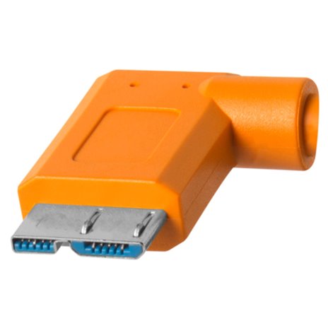 Tether Tools USB-C to Micro-B- Cable-System 9,40m right oran