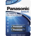 1x2 Panasonic Evolta LR 03 Micro AAA                  LR03EG