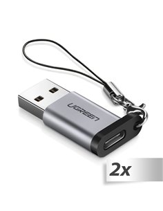 2x1 UGREEN USB-C to USB-A convertitore