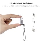 2x1 UGREEN USB-C to USB-A convertitore