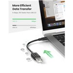 2x1 UGREEN tipo C USB 3.0 convertitore adatt. nero 150mm
