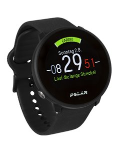 Polar Unite Black S-L Silicone Wristband with Pin Buckle