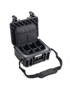 B&W Outdoor Case 3000 schwarz mit Fototasche