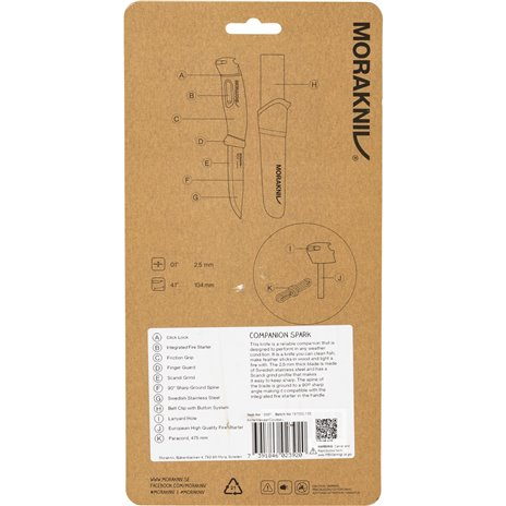 Morakniv Companion Spark nero