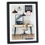 4x1 ZEP New Easy black     20x25 Kunststoff  Rahmen