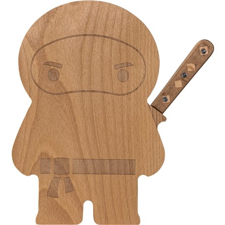 OTOTO Ninja Board tagliere con coltello