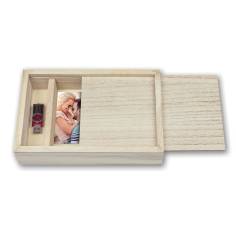 ZEP Box USB                15x20 Holz für Fotos und Stick  C 2