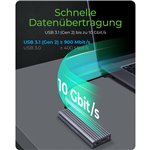 Raidsonic ICY BOX IB-1817M-C31 M.2 PCIe SSD Aluminiumgehäuse