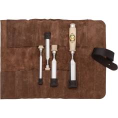 Kirschen Stechbeitelsatz 4-tlg. Ledertasche 10-16-20-26 2