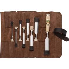 Kirschen Stechbeitelsatz 8-tlg. Tasche 4-6-10-12-16-20-26-30 2