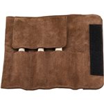 Kirschen Schnitzmessersatz in Velourleder-Rolltasche