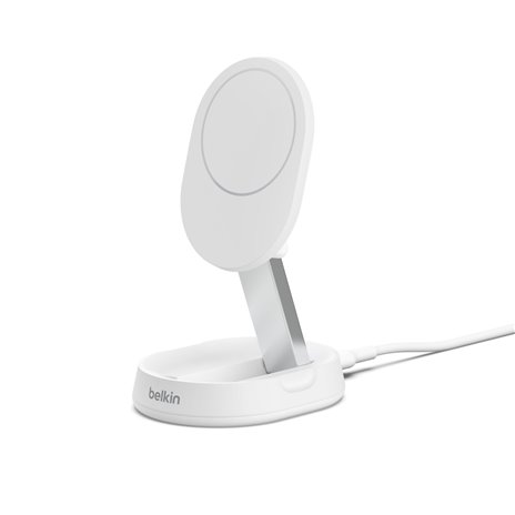 Belkin BOOST Charge Pro Qi2 15W magn.Ladestation weiß WIA008