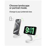 Belkin BOOST Charge Pro Qi2 15W magn.Ladestation weiß WIA008