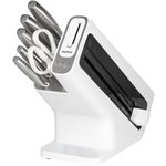 NINJA StaySharp white Knife block with Sharpener