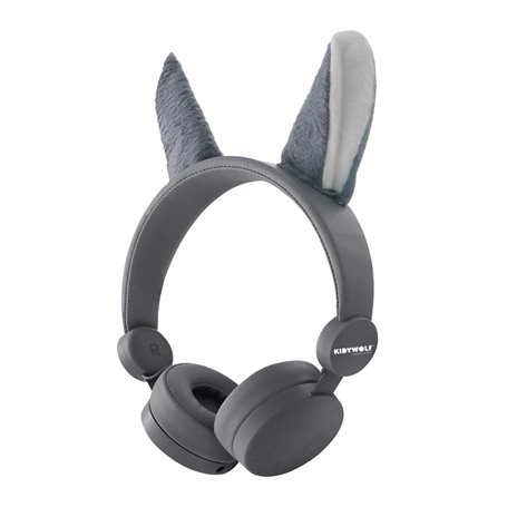 Kidywolf Kopfhörer mit Kabel & Wolfohren abnehmbar