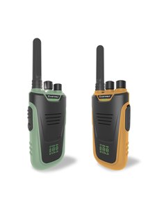 Kidywolf Walkie-Talkies con torcia elettrica verde/aran.