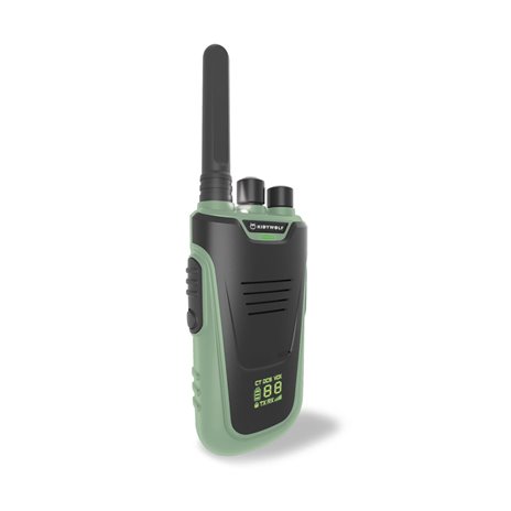 Kidywolf Walkie-Talkies con torcia elettrica verde/aran.