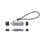 Conceptronic BIAN05G 2 in 1 Dual Plug lettore schede
