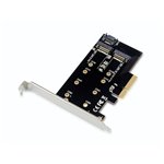 Conceptronic EMRICK04B carta PCIe SSD 2in1 M.2