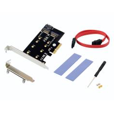 Conceptronic EMRICK04B carta PCIe SSD 2in1 M.2 2