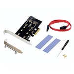 Conceptronic EMRICK04B carta PCIe SSD 2in1 M.2