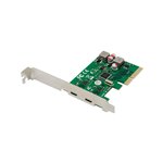 Conceptronic EMRICK08G 2-Port USB 3.2 Gen 2 Type C PCIe