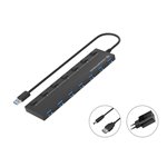 Conceptronic HUBBIES19BP 7-Port-USB 3.0-Hub con Aliment.