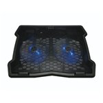 Conceptronic THANA06B 2-Lüfter-Laptop-Kühlauflage