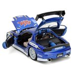 Jada Street Fighter Chun-Li 1:24 Mazda RX7              2532