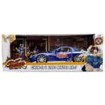 Jada Street Fighter Chun-Li 1:24 Mazda RX7              2532