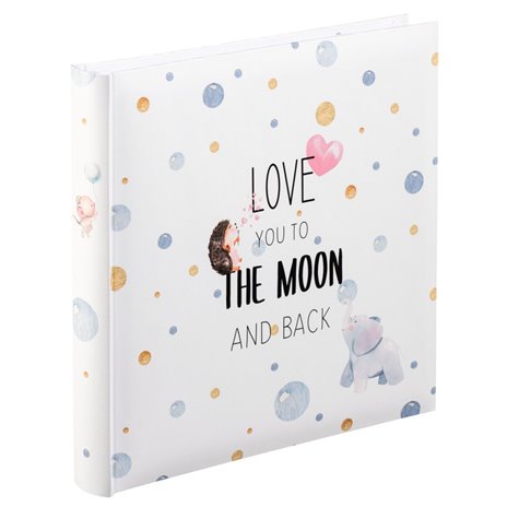 Hama To The Moon Buchalbum 25x25 50 weiße Seiten Kinderalbum