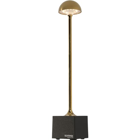 Sompex FLORA oro lampada da tavolo a batt.