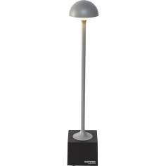 Sompex FLORA grigio lampada da tavolo a batt. 2