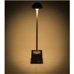 Sompex FLORA grigio lampada da tavolo a batt.
