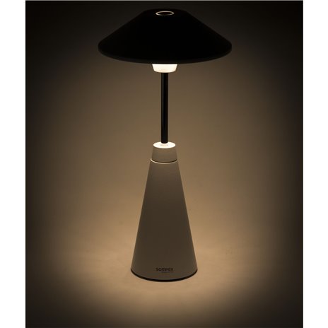 Sompex MOVE bianco lampada da tavolo a batt.