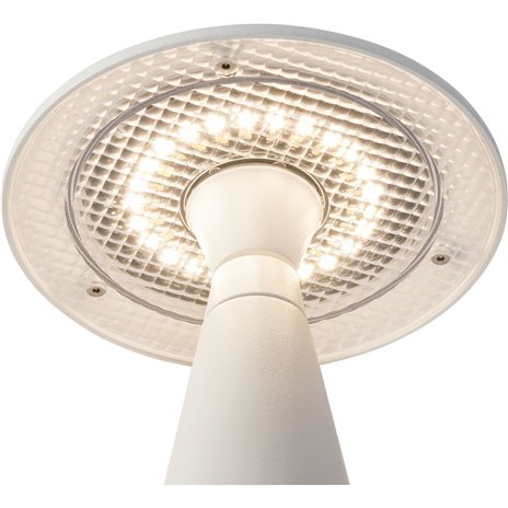 Sompex MOVE bianco lampada da tavolo a batt.