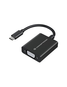 Conceptronic ABBY05B USB C a VGA adatt.