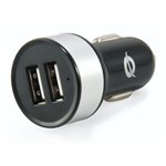 Conceptronic CUSBCAR2A USB Car Tablet Charger 2.1A