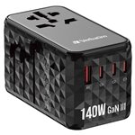 Verbatim GaN III Uni.Travel Adap 140W Welt-zu-Welt UTA-10