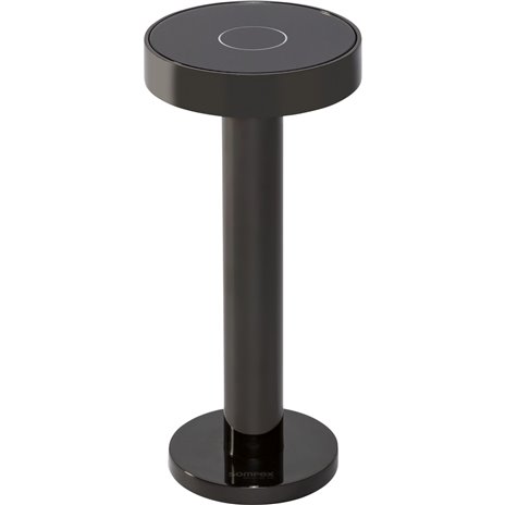 Sompex BORO grigio lampada da tavolo a batt.