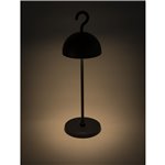 Sompex HOOK nero Lampada da tavolo