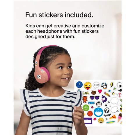 Belkin Soundform Mini-On-Ear per bamb. BT USB-C rosa AUD002b