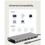 Belkin CONNECT USB-C 8-in-1 Core für 2 Bildschirme INC015btS