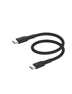 Belkin BOOST CHARGE geflocht.Kab USB-C/USB-C 15cm sw.CAB004B