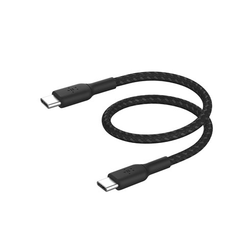 Belkin BOOST CHARGE geflocht.Kab USB-C/USB-C 15cm sw.CAB004B