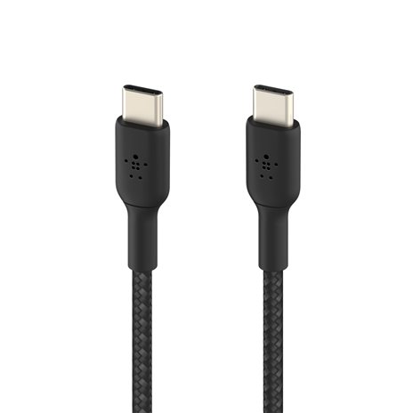 Belkin BOOST CHARGE geflocht.Kab USB-C/USB-C 15cm sw.CAB004B