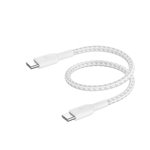 Belkin BOOST CHARGE geflocht.Kab USB-C/USB-C 15cm ws.CAB004B